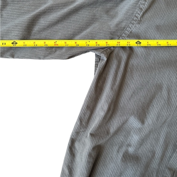 Van Heusen Shirts Mens Long Sleeve Button Down Striped Grey XL 2 pack - Picture 5 of 13